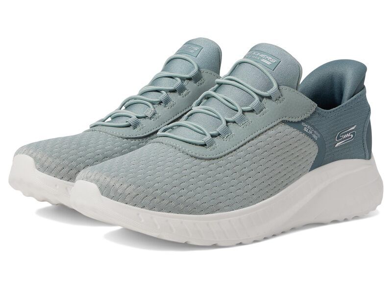 スケッチャーズ レディース シューズ スニーカー BOBS from SKECHERS Bobsquad Chaos In Color Hands Free SlipInsage セージ