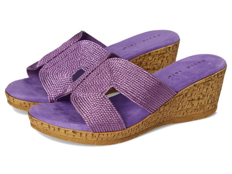 ダイビッドテイト レディース シューズ スニーカー David Tate Vibe Purple Rayon Fabric パープル