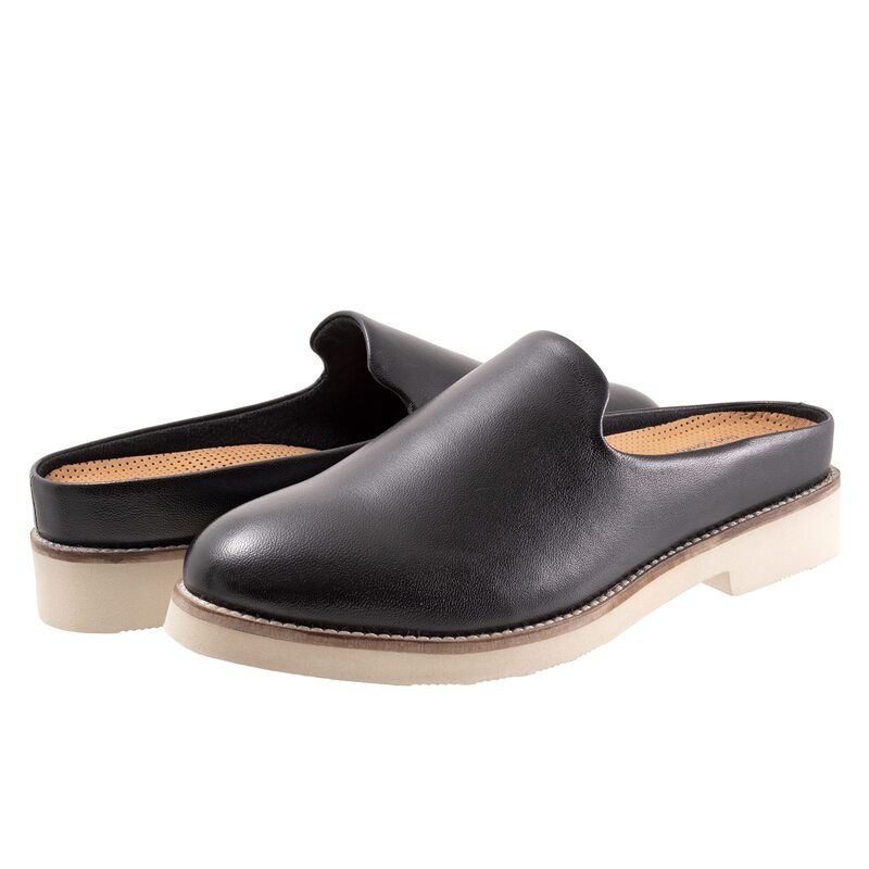 ソフトウォーク レディース シューズ スリッポン・ローファー SoftWalk Wolcott II Black ブラック