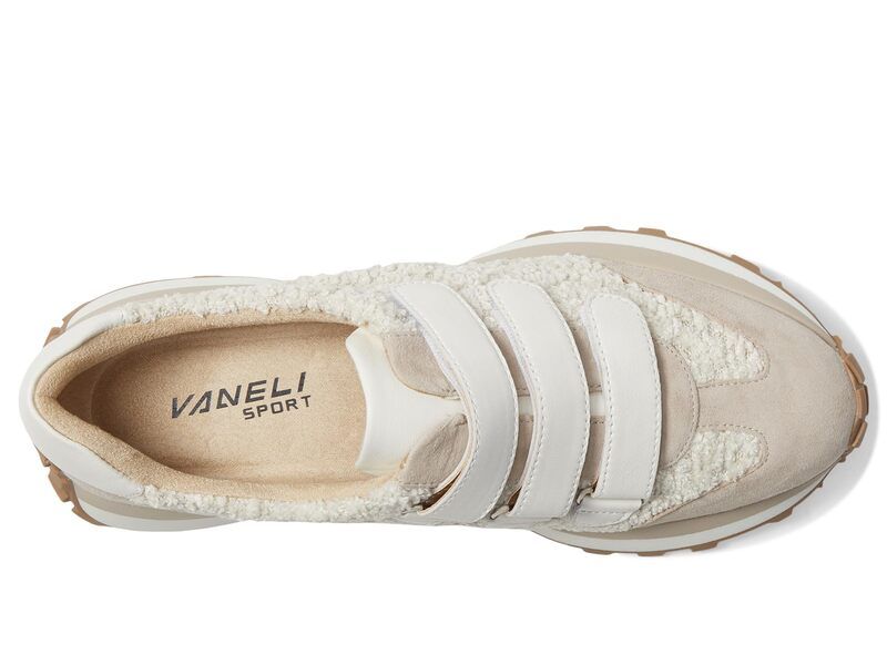 ベネリ レディース シューズ スニーカー Vaneli Qendra Bone TeddySuedeWhite Nappa ホワイト