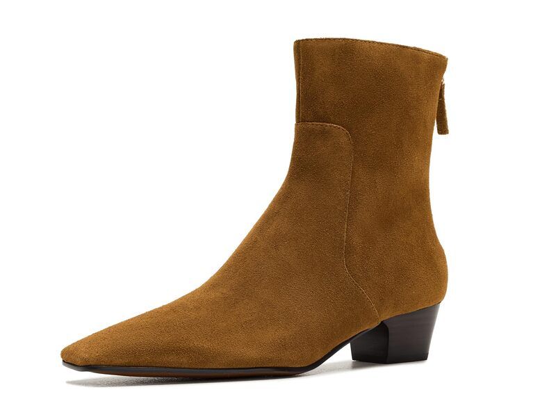 メイドウェル レディース シューズ ブーツ・レインブーツ スエード Madewellaurel Booties Suede Warm Chestnut