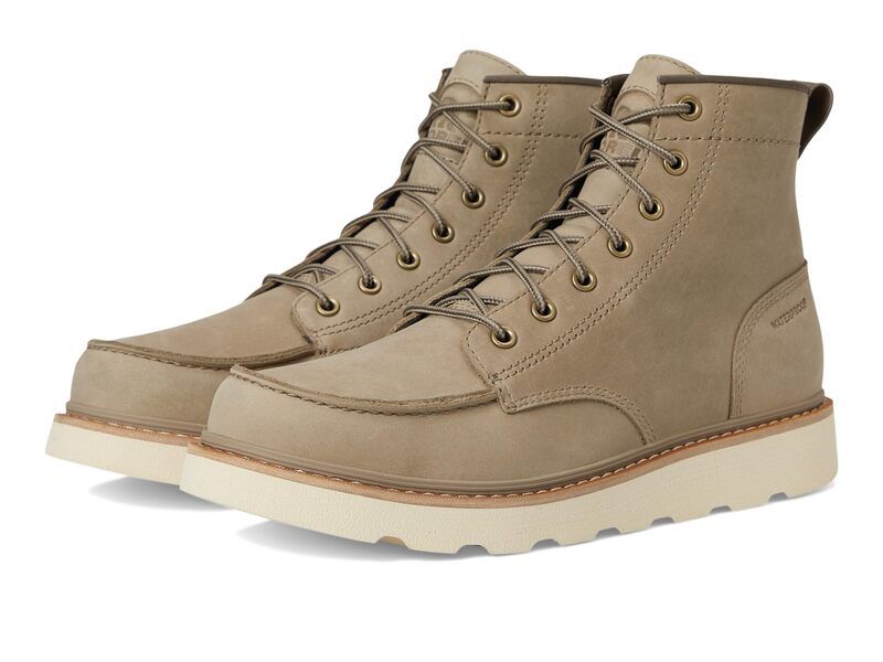 ソレル メンズ シューズ ブーツ・レインブーツ SOREL Slabtown 62 Moc Waterproof KhakiIBleached Ceramic カーキ