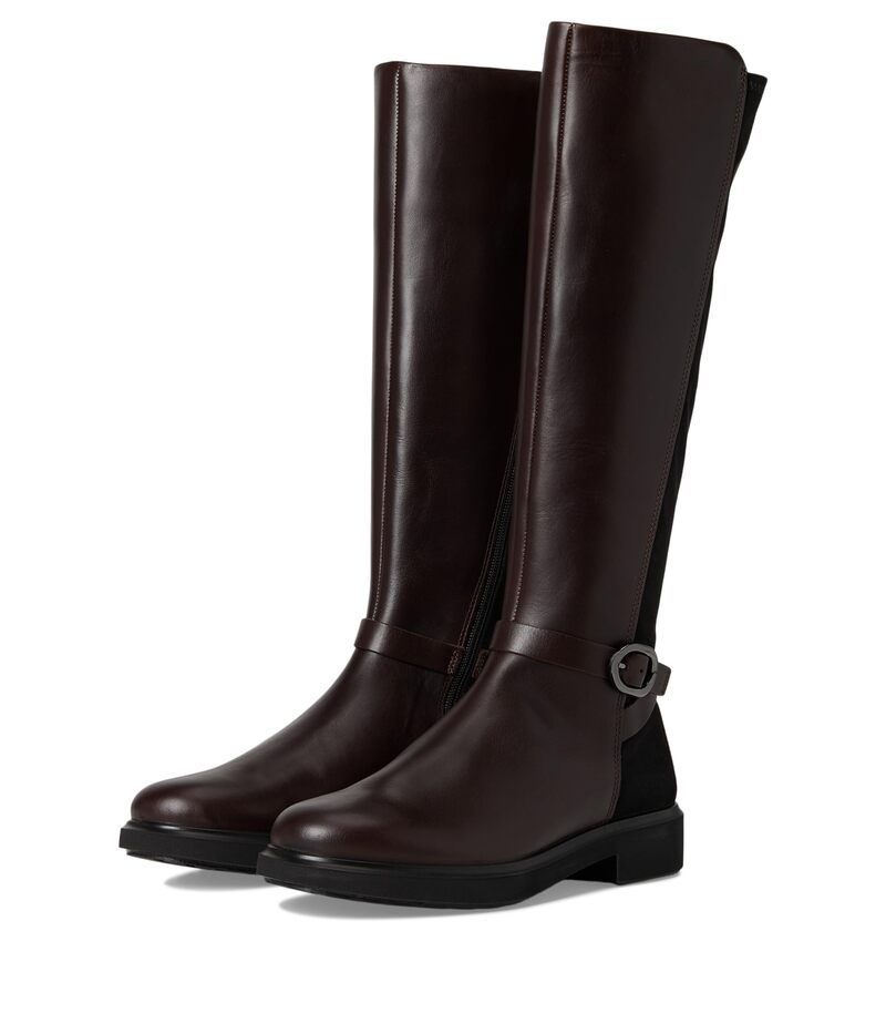 エコー レディース シューズ ブーツ・レインブーツ トール ECCO Metropole Amsterdam Tall Boots MochaBlack ブラック