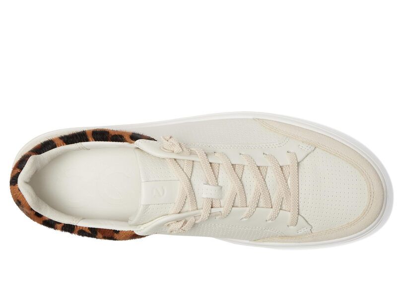 エコー レディース シューズ スニーカー ECCO Soft 60 Sneaker LimestoneWhiteLeopard Hair ホワイト エコー レディース シューズ スニーカー ECCO Soft 60 Sneaker LimestoneWhiteLeopard Hair ホワイト