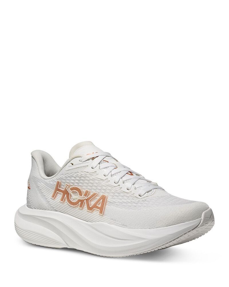 ホカオネオネ レディース シューズ スニーカー HOKA Womens Mach 7 Running Sneakers FrostRose Gold ゴールド