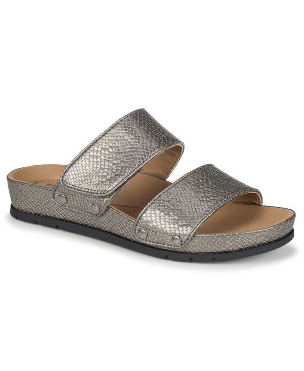 ベアトラップス レディース シューズ スリッポン・ローファー サンダル Baretraps Womens Wilana SlipOn Sandals Pewter ピューター
