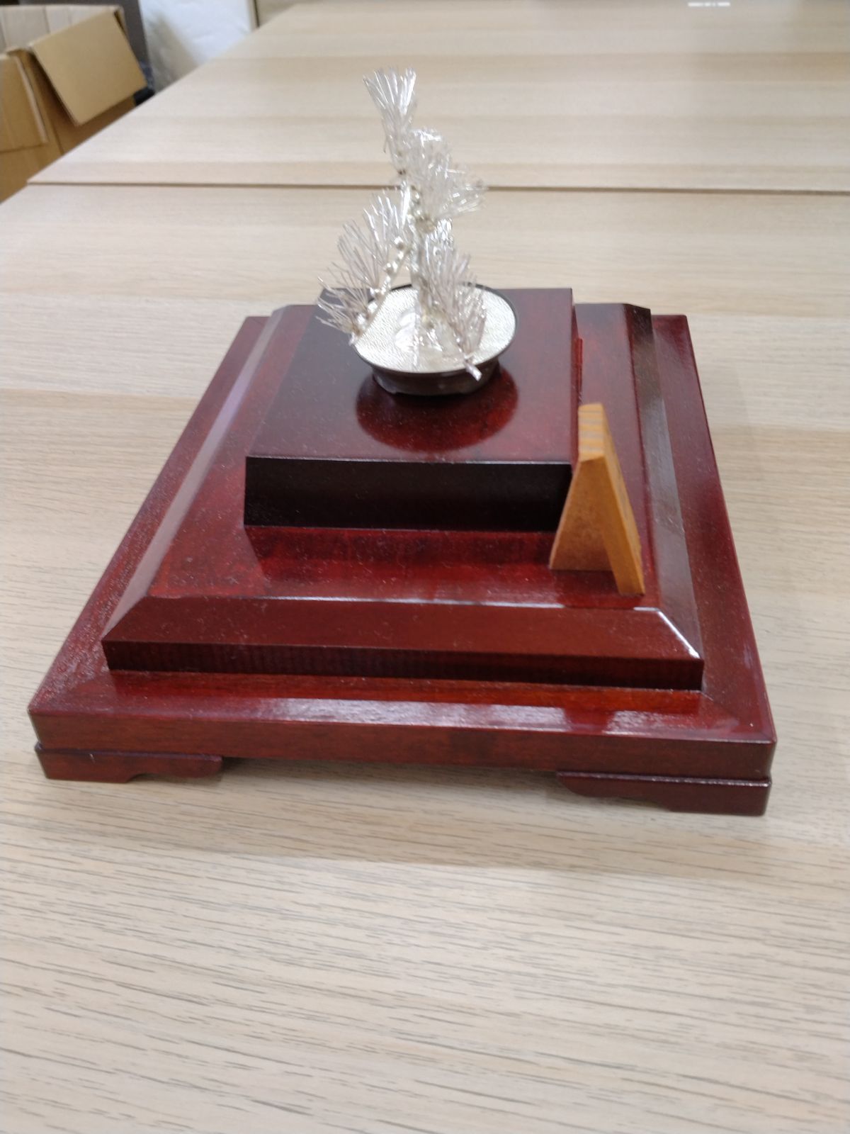 光則作 純銀 盆栽 松 置物 SILVER シルバー インテリア 工芸品 光則作 純銀 盆栽 松 置物 SILVER シルバー インテリア 工芸品