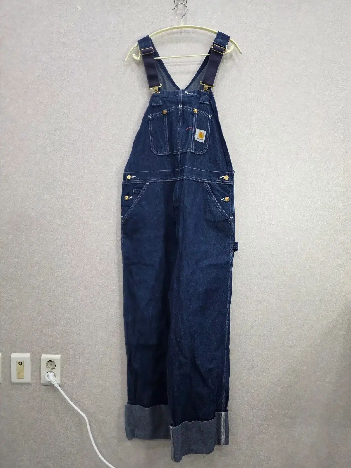 カーハート デニム オーバーオール パンツ 36x36 CARHARTT