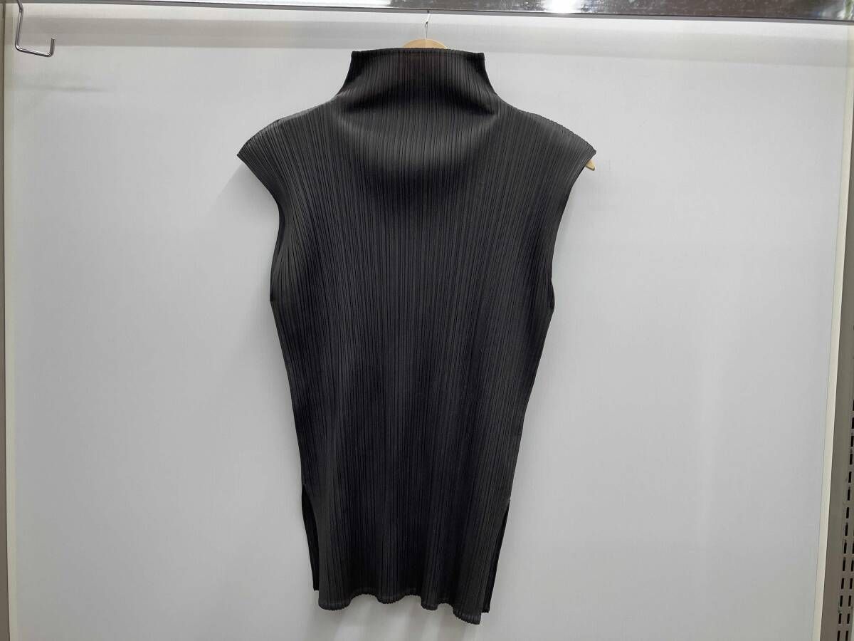 PLEATS PLEASE プリーツ プリーズ ノースリーブ プリーツシャツ モック