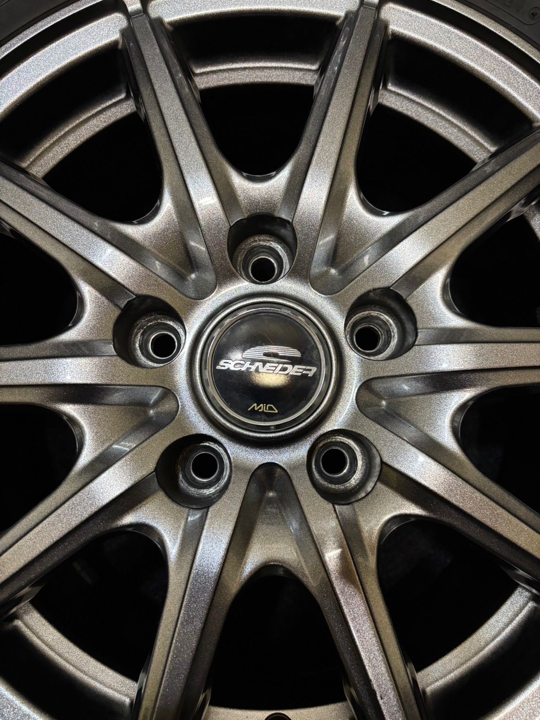☆195/65R15 DUNLOP/WINTER MAXX WM02 21年製 SCHNEIDER 15インチ 6J +