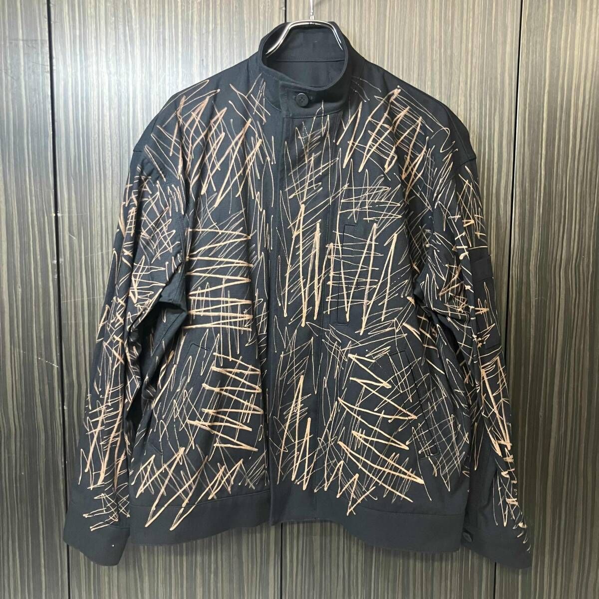 25SS IM MEN ISSEY MIYAKE ブルゾン SKETCH JACKET サイズ2 ブラック アイムメン イッセイミヤケ