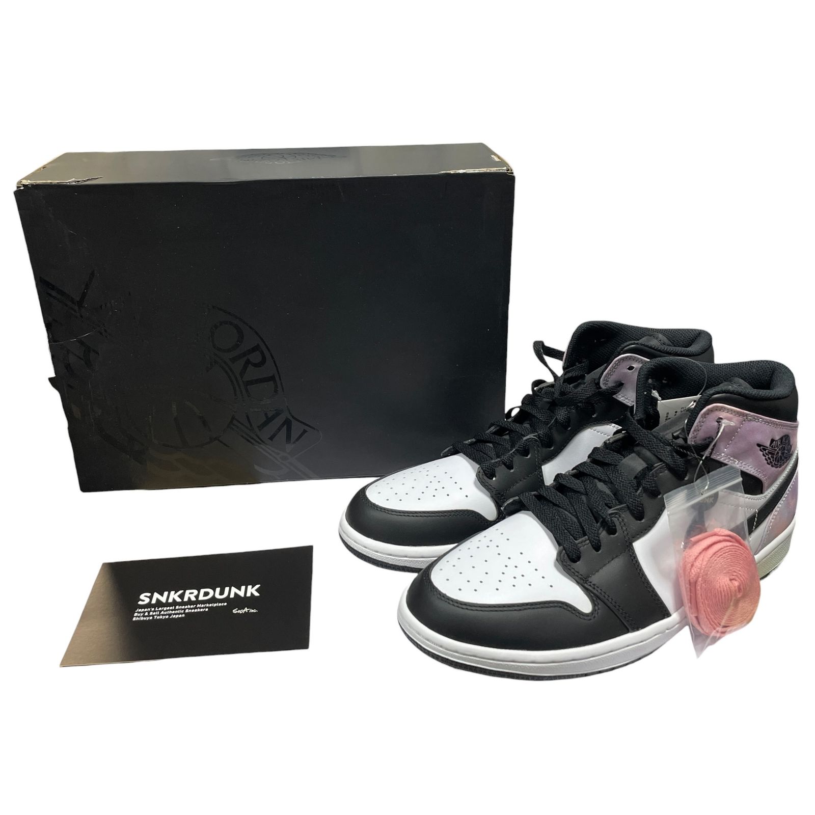 ◆未使用品◆ナイキ Nike Air Jordan 1 Mid SE ナイキ エアジョーダン1 ミッド SE DM1200-001 ブラック×ホワイト系 28.5cm メンズ スニーカー R9045NH