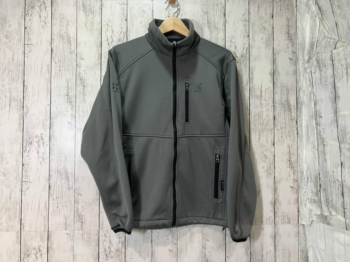 HAGLOFS ホグロフス ソフトシェルジャケット フリース サイズS カラーグレー