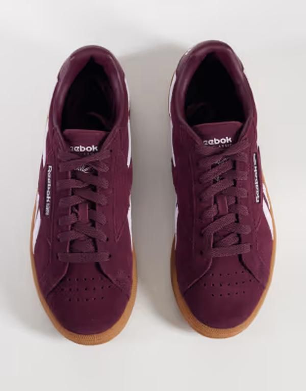 リーボック レディース シューズ スニーカー Reebok Club C Grounds UK sneakers and Burgundy バーガンディ
