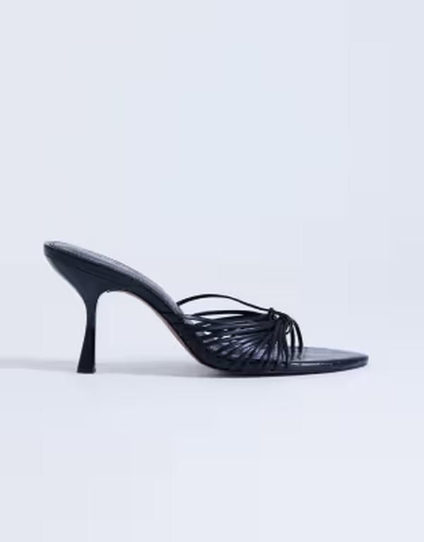 トップショップ レディース シューズ サンダル Topshop Simba strappy mule high sandals Black ブラック 16,860円