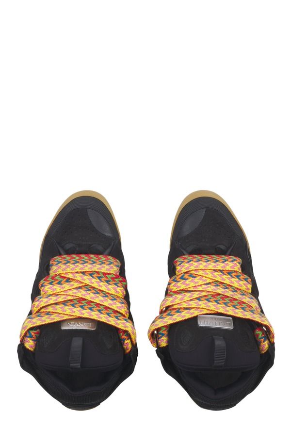 ランバン レディース シューズ スニーカー レザー Lanvin LEATHER CURB SNEAKERS Black ブラック