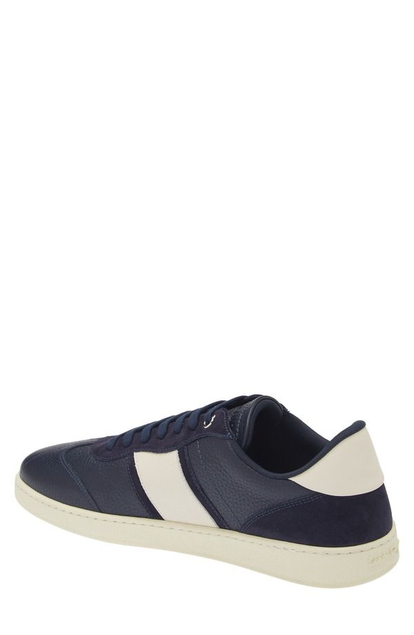 フェラガモ メンズ シューズ スニーカー FERRAGAMO Achille 1 Low Top Sneaker Blue Marine ブルー