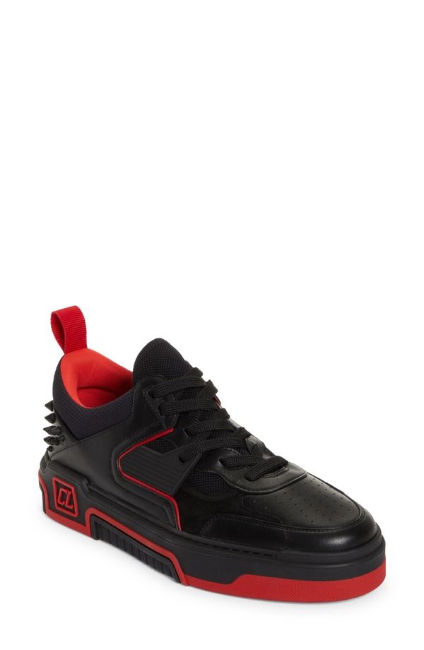 クリスチャン・ルブタン メンズ シューズ スニーカー Christian Louboutin Astroloubi Spike Sneaker H358 BlackLoubi ブラック