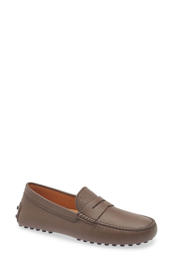 トッズ メンズ シューズ スリッポン・ローファー Tods Gommino Penny Loafer Tabacco Scuro