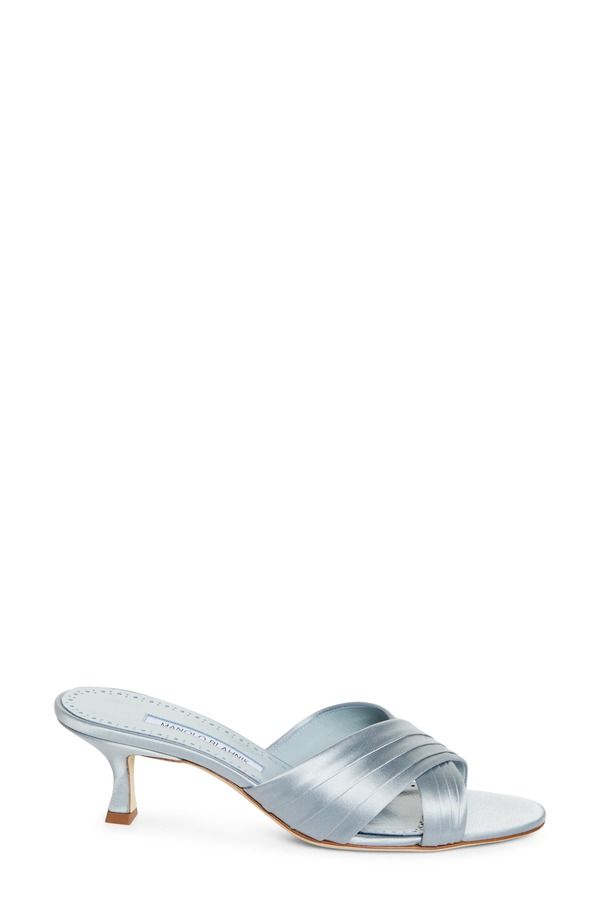 マノロ ブラニク レディース シューズ サンダル Manolo Blahnik Vieramul Slide Sandal Blue ブルー マノロ ブラニク レディース シューズ サンダル Manolo Blahnik Vieramul Slide Sandal Blue ブルー