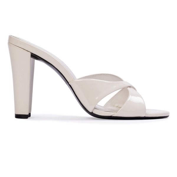 ブラックスエードスタジオ レディース シューズ サンダル BLACK SUEDE STUDIO Aika 95 Mule Coconut Patent Leather