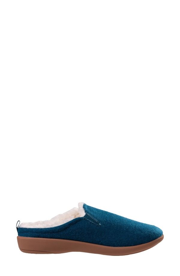レヴィタライン レディース シューズ サンダル Revitalign Dundee Cozy Faux Shearling Lined Slipper Dark Teal ティール