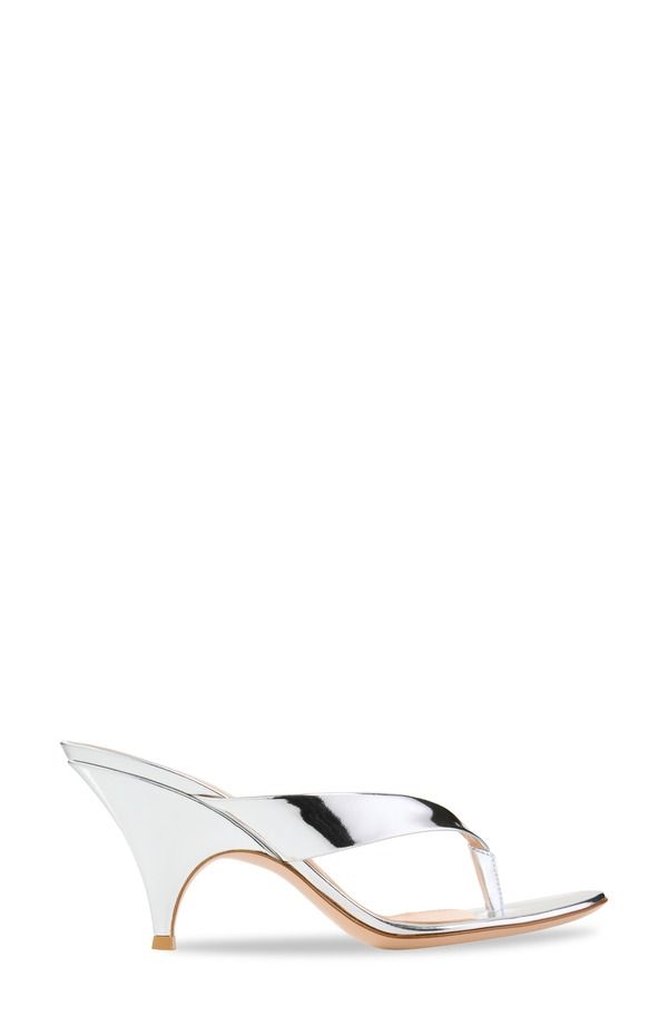 ジャンヴィト ロッシ レディース シューズ サンダル Gianvito Rossi Sofia Slide Sandal Silver シルバー