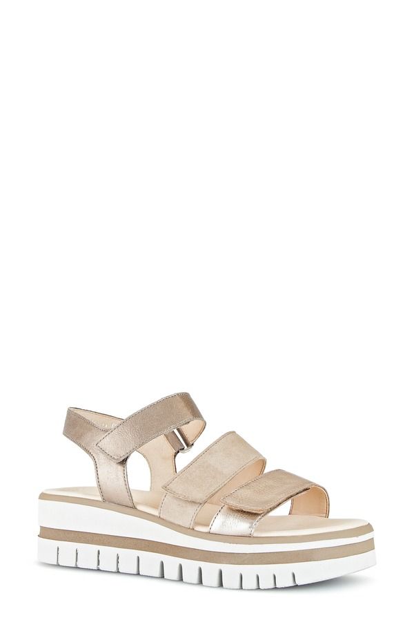 ガボール レディース シューズ サンダル Gabor Strappy Wedge Sandal Mutaro