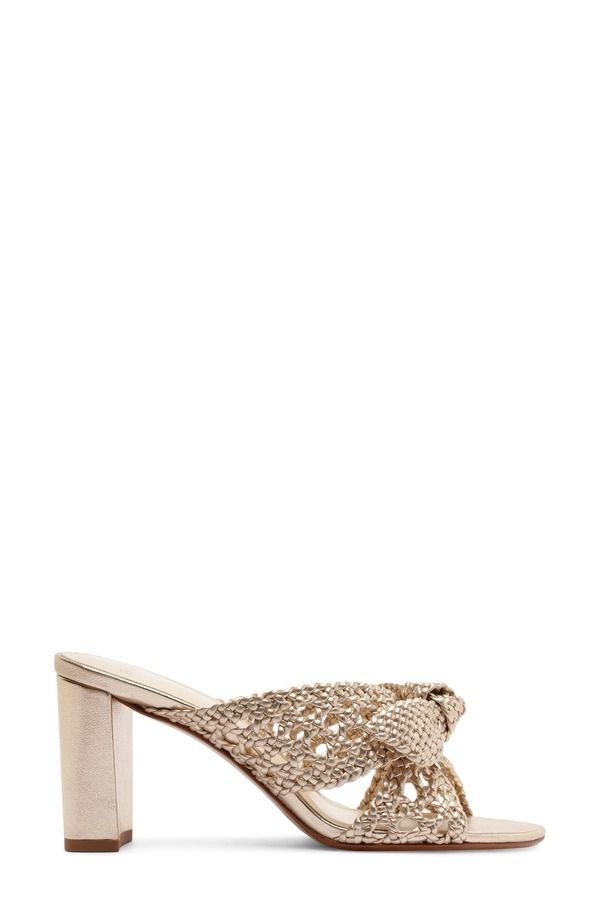 アレクサンドラバードマン レディース シューズ サンダル ヒール Alexandre Birman Belinda Woven Block Heel Sandal Golden アレクサンドラバードマン レディース シューズ サンダル ヒール Alexandre Birman Belinda Woven Block Heel Sandal Golden