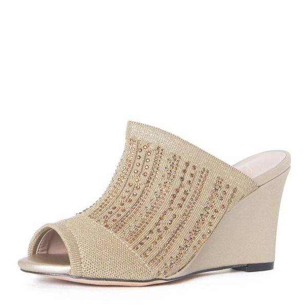 ローレンローライン レディース シューズ サンダル Lauren Lorraine Martha Wedge Sandal Gold ゴールド
