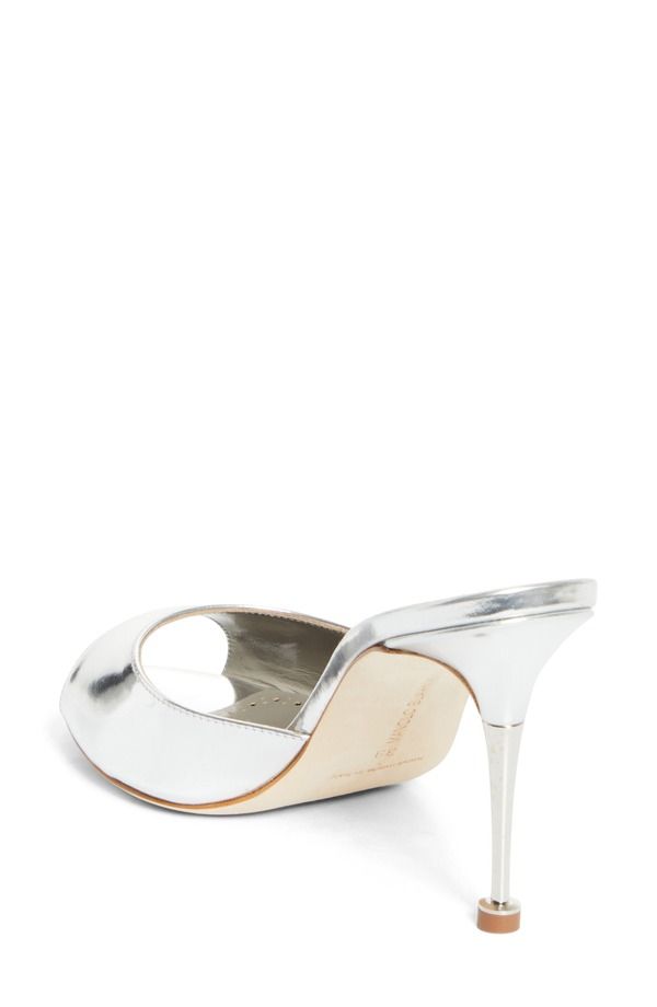 マノロ ブラニク レディース シューズ サンダル Manolo Blahnik Astucla Sandal Silver シルバー