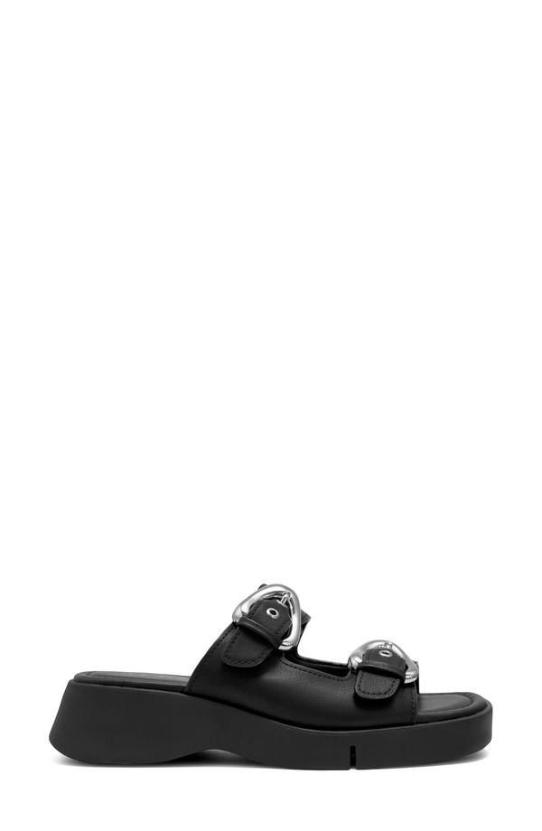 エアロソールズ レディース シューズ サンダル Aerosoles Faith Flatform Slide Sandal Black Fx Calf ブラック エアロソールズ レディース シューズ サンダル Aerosoles Faith Flatform Slide Sandal Black Fx Calf ブラック