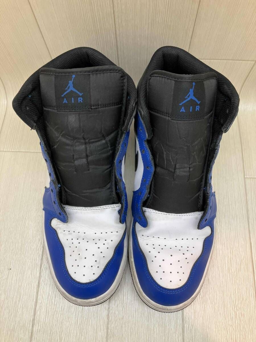★ NIKE ナイキ Air ハイカットスニーカー Jordan 1 Retro High OG Game Royal 28.5cm 青×白×黒 通年
