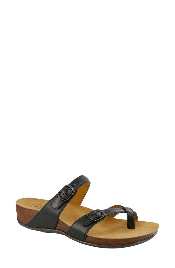 サス レディース シューズ サンダル SAShelly Sandal Black ブラック
