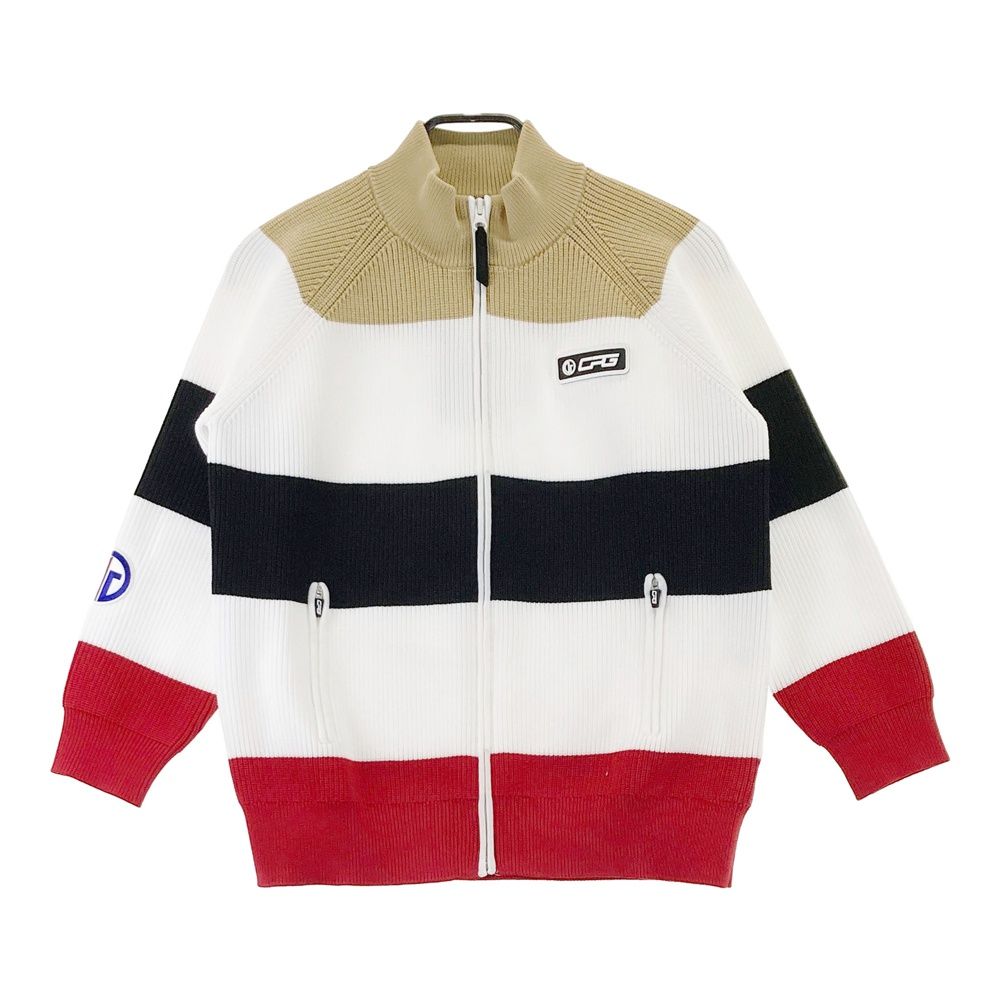 サイズ：3 CPG GOLF シーピージーゴルフ ニットジャケット ホワイト系 [240101694828] ゴルフウェア メンズ ストスト