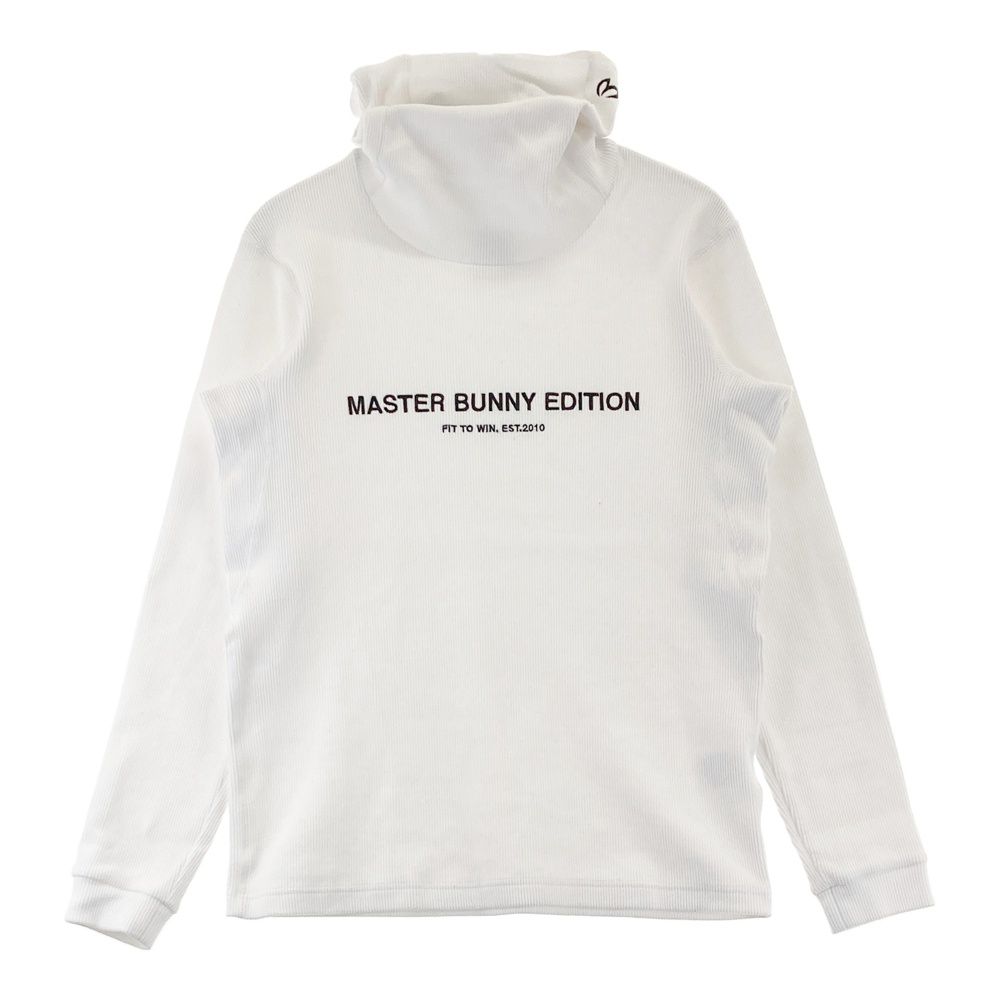 サイズ：5 MASTER BUNNY EDITION マスターバニーエディション ハイネック 長袖Tシャツ ホワイト系 [240101695887] ゴルフウェア メンズ ストスト