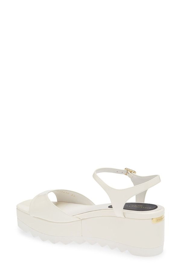 ステラマッカートニー レディース シューズ サンダル プラットフォーム Stella McCartney Elyse Platform Sandal White ホワイト