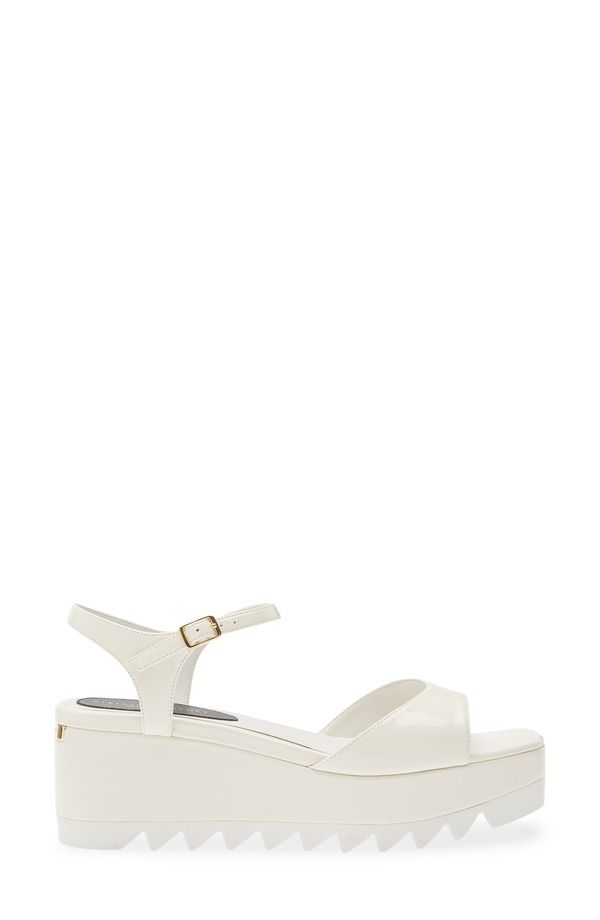 ステラマッカートニー レディース シューズ サンダル プラットフォーム Stella McCartney Elyse Platform Sandal White ホワイト