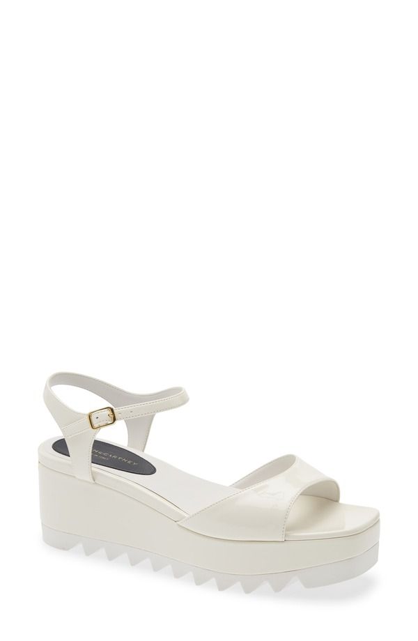 ステラマッカートニー レディース シューズ サンダル プラットフォーム Stella McCartney Elyse Platform Sandal White ホワイト