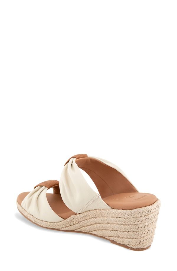 ジェントルソウルズ レディース シューズ サンダル プラットフォーム Gentle Souls Gracious Espadrille Platform Wedge Slide Sandal Stone Leather ストーン ジェントルソウルズ レディース シューズ サンダル プラットフォーム Gentle Souls Gracious Espadrille Platform Wedge Slide Sandal Stone Leather ストーン