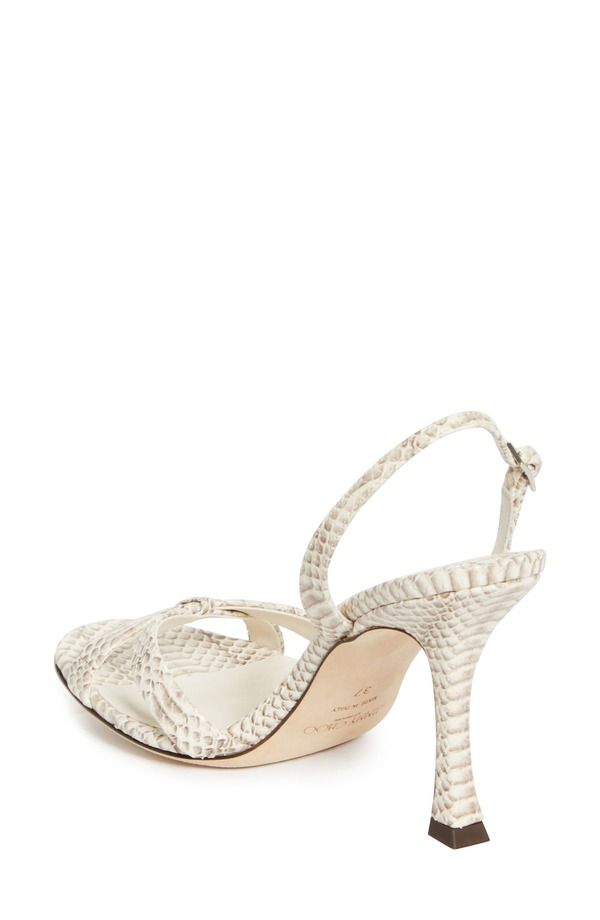 ジミーチュー レディース シューズ サンダル Jimmy Choo Elsy Snakeskin Embossed Slingback Sandal Roccia ジミーチュー レディース シューズ サンダル Jimmy Choo Elsy Snakeskin Embossed Slingback Sandal Roccia