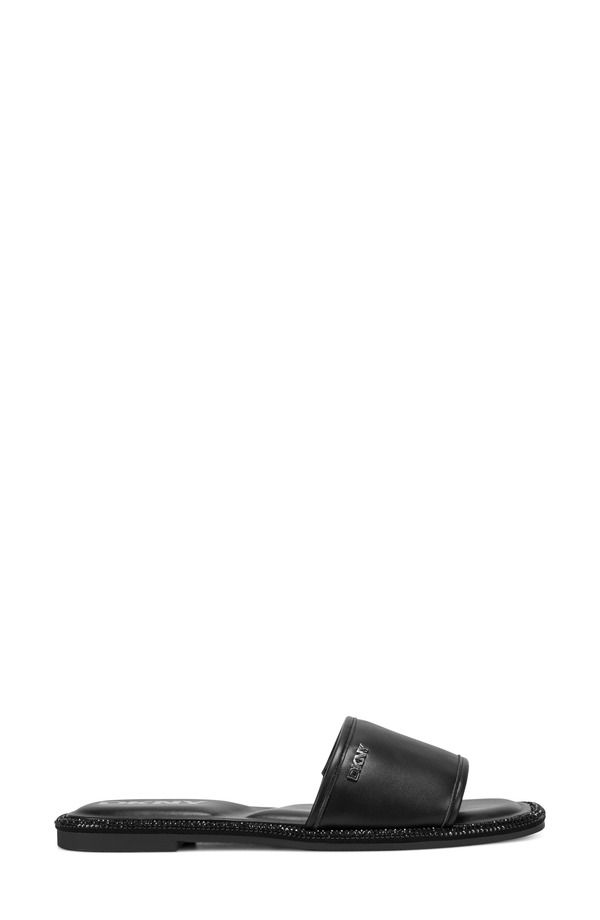 ダナ キャラン ニューヨーク レディース シューズ サンダル DKNY Badin Slide Sandal Black ブラック ダナ キャラン ニューヨーク レディース シューズ サンダル DKNY Badin Slide Sandal Black ブラック