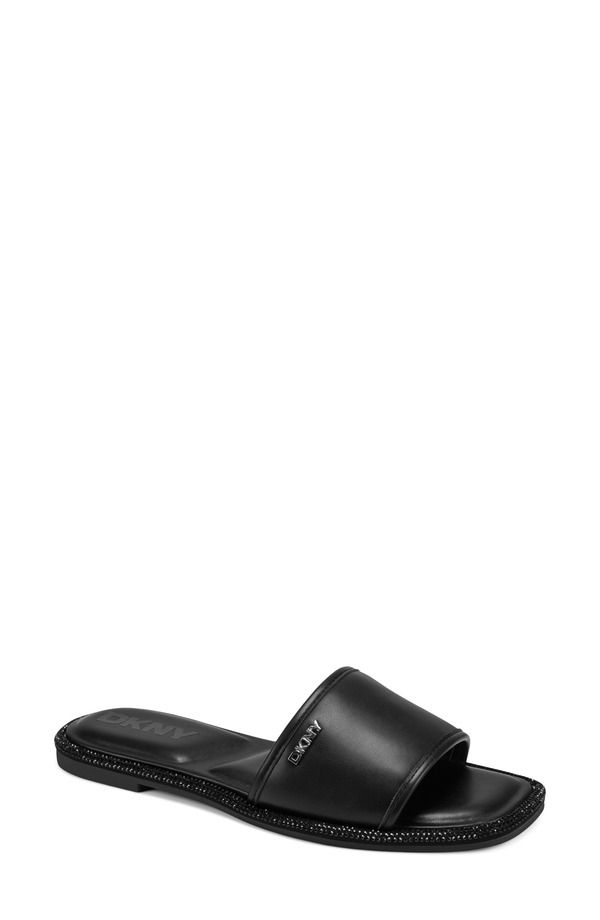 ダナ キャラン ニューヨーク レディース シューズ サンダル DKNY Badin Slide Sandal Black ブラック