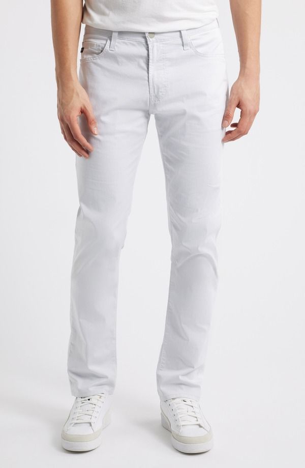 エージー メンズ ボトムス カジュアルパンツ スリムフィット AG Tellislim Fitwill Pants Almost White ホワイト