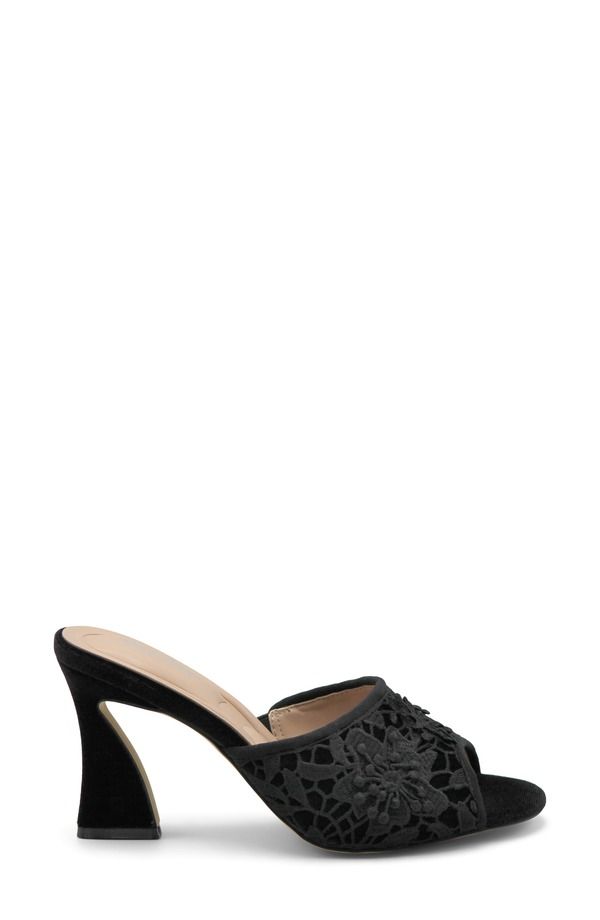 チャールズ・デイビッド レディース シューズ サンダル レース Charles by Charles David Klue Lace Mule Sandal Black ブラック