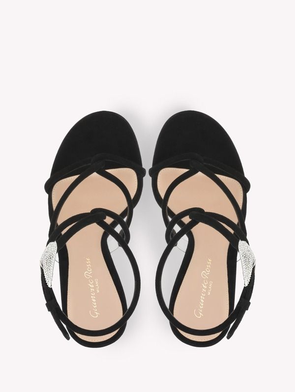 ジャンヴィト ロッシ レディース シューズ サンダル Gianvito Rossi Mamba Crystal Sandal Black Suede ブラック ジャンヴィト ロッシ レディース シューズ サンダル Gianvito Rossi Mamba Crystal Sandal Black Suede ブラック