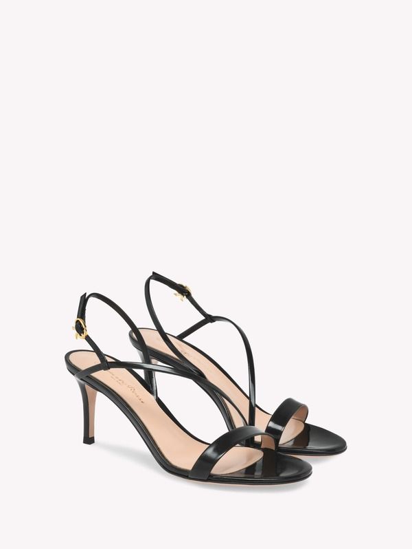 ジャンヴィト ロッシ レディース シューズ サンダル Gianvito Rossi Manhattan 70 Sandal Black Leather ブラック ジャンヴィト ロッシ レディース シューズ サンダル Gianvito Rossi Manhattan 70 Sandal Black Leather ブラック
