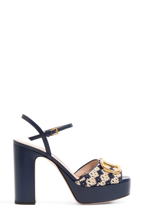 ヴァレンティノ レディース シューズ サンダル プラットフォーム ロゴ Valentino Garavani VLOGO Platform Sandal Navy ネイビー