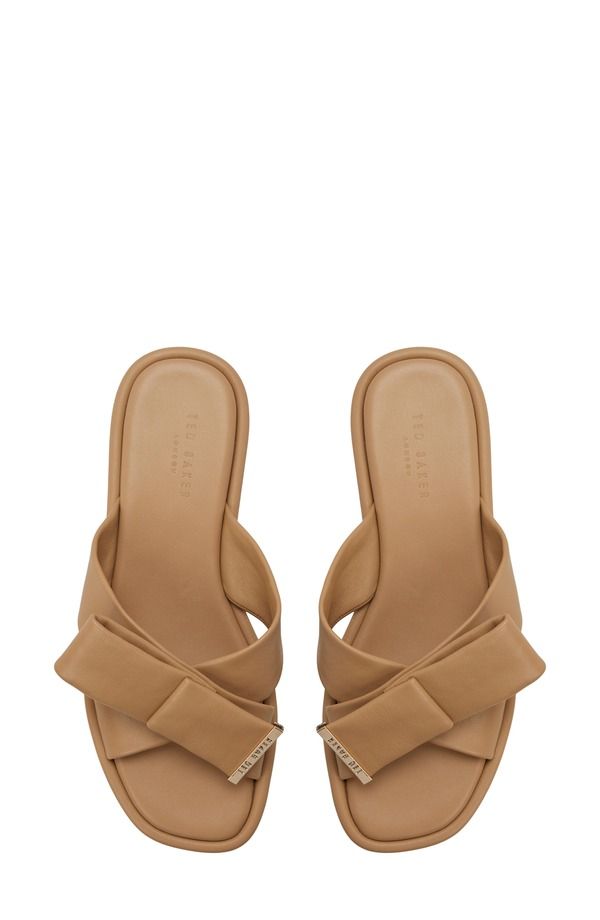 テッドベーカー レディース シューズ サンダル Ted Baker London Spencer Slide Sandal Beige ベージュ テッドベーカー レディース シューズ サンダル Ted Baker London Spencer Slide Sandal Beige ベージュ