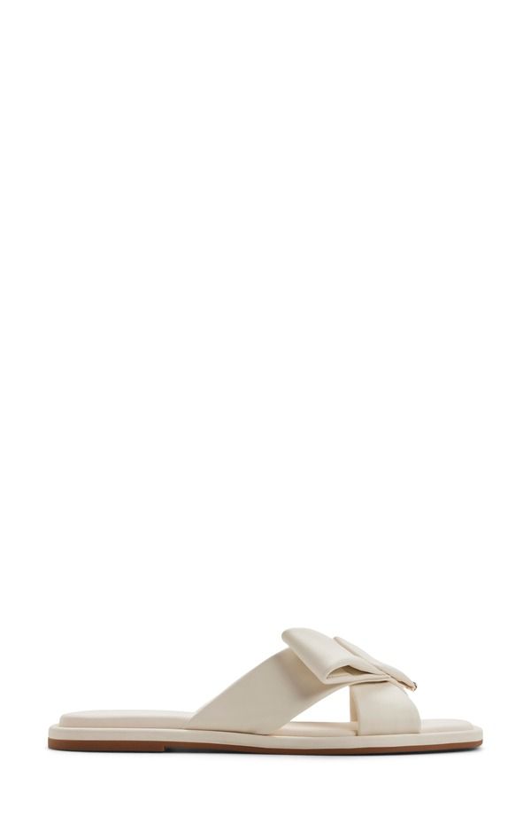 テッドベーカー レディース シューズ サンダル Ted Baker London Spencer Slide Sandal White Bone ホワイト